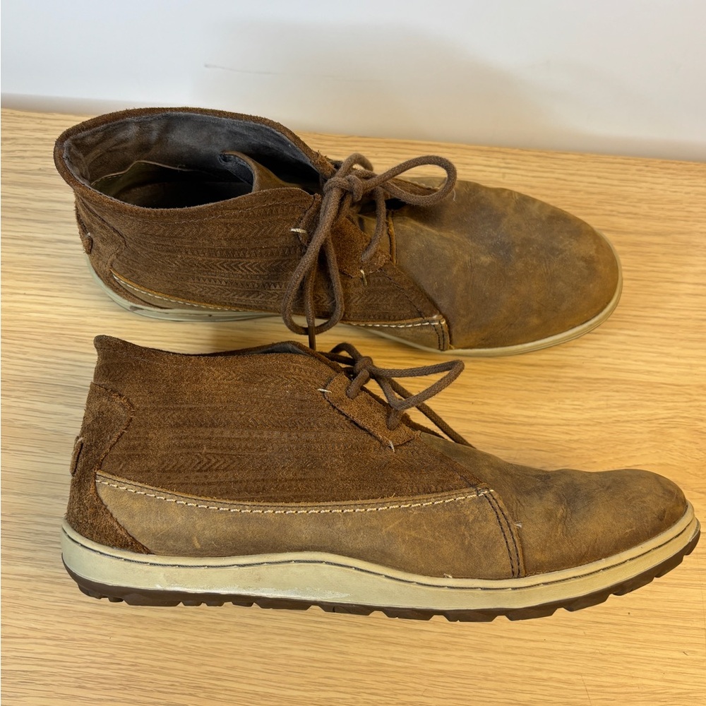 Merrill‎ Ashland Chuka Brown Leather/Suede women’s 9.5 Boots